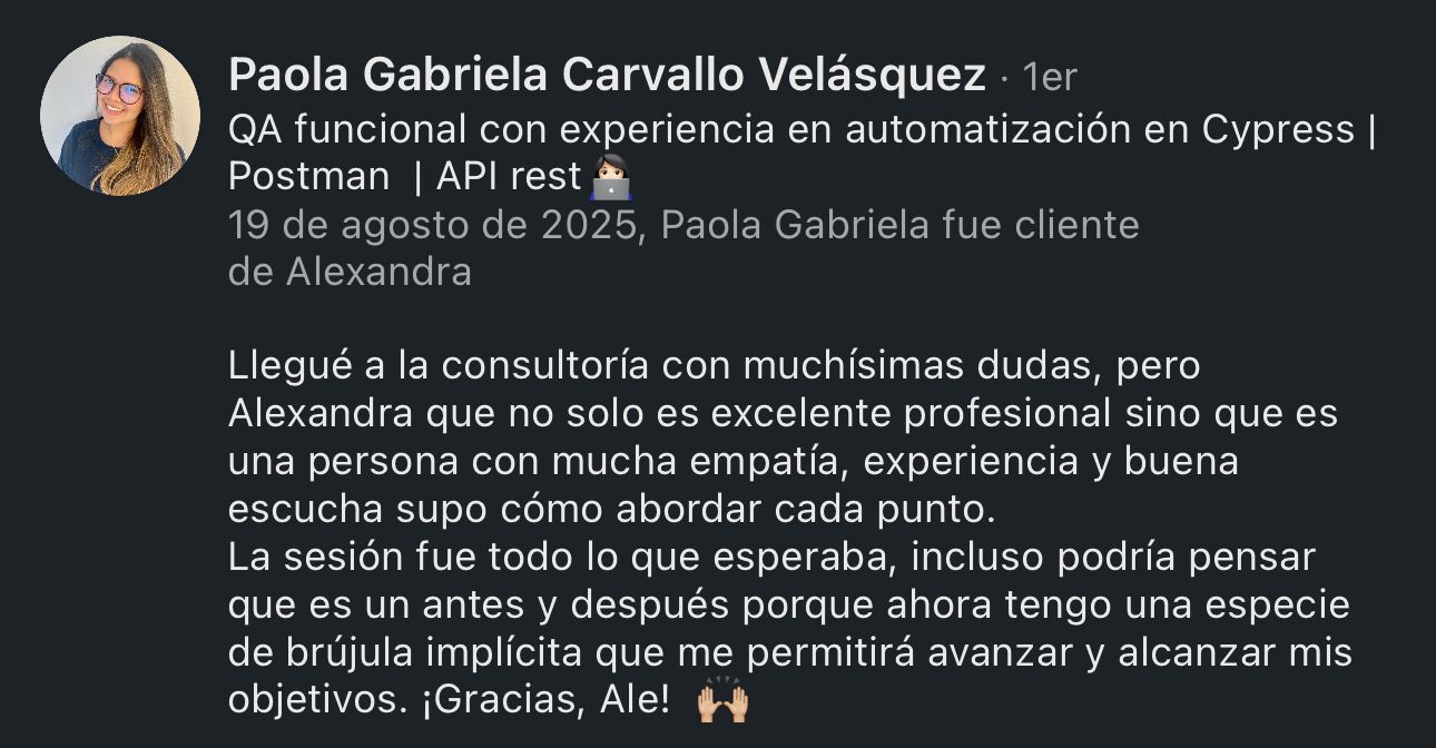 Recomendación Paola Carvallo